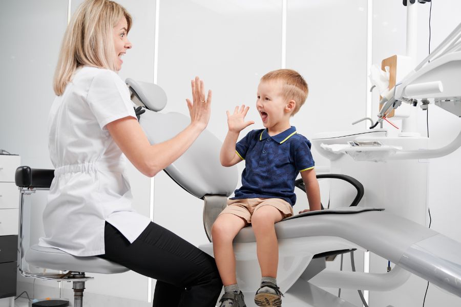 Scellant dentaire pour enfants